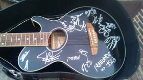 Clg-6 Brownsville Model Acoustic Electric Guitar Sam Ash Band Signing - Right Handed