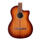C4-ce C4ce Cordoba Edgeburst Solid Mahogany Top Nylon String Guitar