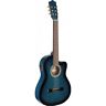 C546tce-bls  Stagg Nylon String Classical Guitar Bluebu 882030145490