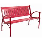 C63010 Gardener Select Benches Innova Providence Cast Red Aluminum 640312630108
