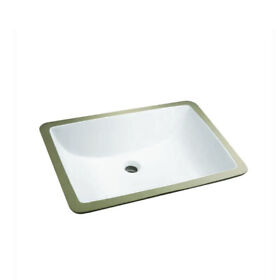 14-027-w Callensia White Rectangle Undermout Sink