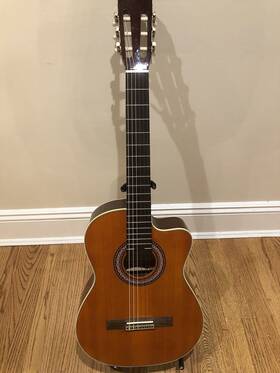 Cq3905eqx Carlo Robelli Acoustic Electric Guitar With Stands / Case/books