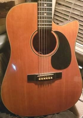 E4380 Carlos Acoustic Electric Guitar - Vintage/model