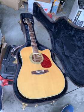 850t Carvin Cobalt 850 Acoustic Electric Guitar With Hardshell Case
