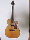 360sce Cd Nat Fender Auditorium Solid Top Cutaway Acoustic Electric Guitar