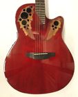 Ce44-rr Ovation Celebrity Elite Ruby Red Guitar
