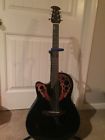 Ce44l-5 Ovation Celebrity Elite Left Handed Acoustic Electric Black Guitar Lefty