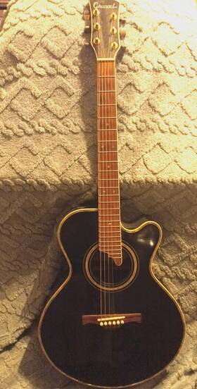 Charvel A1g009319 625c Nat Acoustic Guitar Good Condition With Case