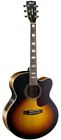 Cj3vtab Cort Guitars Cj Series Guitar Jumbo Body Solid Spruce Top