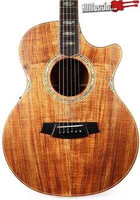 An3ec-blbl Cole Clark Angel Blackwood Acoustic Electric Guitar Without Hsc