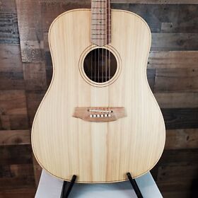 Ccfl2elhbb Cole Clark Fat Lady 2e Left Hand Bunya Black Wood Dreadnaught New In Box 811