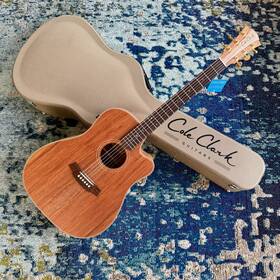 Fl2ec-blblr Cole Clark Dreadnought Acoustic-electric Guitar Aa Blackwood Namm