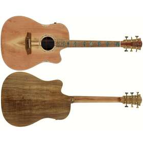 Ccfl3ec-rdbl-ae Cole Clark Guitars Fl3ec-rdbl-ae Fl Dreadnought 3 Acoustic-electric Guitar Redwood Top