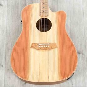 Fl2ec-rdbl-a Cole Clark Guitars Fat Lady 2 Series Fl2ec-rdbl Acoustic-electric Guitar Redwood Top
