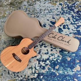 Cole Clark Tl2ec-blblr Aa Blackwood Tl Thinline Acoustic-electric Guitar Namm