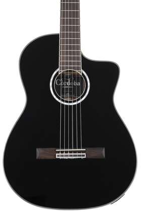05405 Cordoba Fusion 5 Jet Nylon String Acoustic-electric Guitar - Black