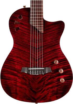06013 Cordoba Limited-edition Stage Thin-body Nylon Acoustic-electric Guitar - Garnet