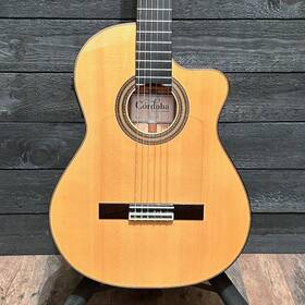 3210366 Cordoba Espana Fcwe Gipsy Kings Acoustic-electric Flamenco Guitar - Natural