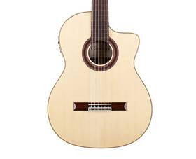 Cordoba 614252348676 Iberia Gk Studio Negra Cutaway Electric Nylon String Guitar