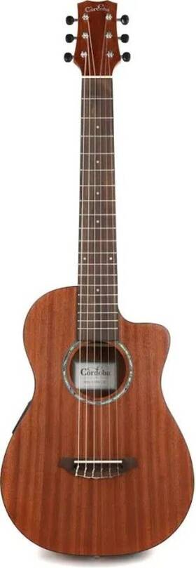 Cordoba 614252349956 Mini Ii Mh-ce Nylon-string Acoustic-electric Guitar - Mahogany
