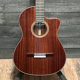 92301910 Cordoba Fusion 12 Rose Ii Acoustic-electric Nylon String Classical Guitar - Natu