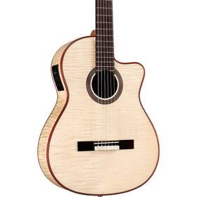 99-750-0330 Cordoba Fusion 12 Exotic Top Nylon-string Classical A/e Guitar White Sands