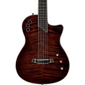 99-750-0360 Cordoba Stage Artist Nylon-string Electric Guitar - Habano Burst