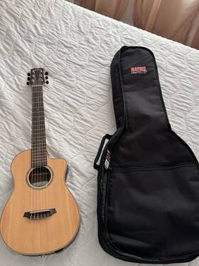 99-754-0030 Cordoba Great Mini Ii Eb-ce Acoustic-electric Guitar Natural