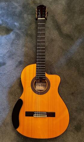 St278 Cordoba 55 Fce Acoustic Electric Guitar With Hard Case - Excellent Condition