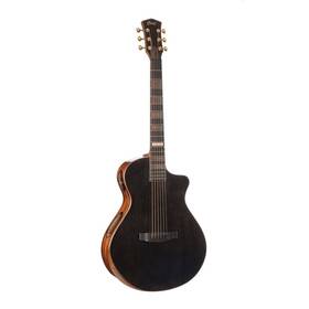 Cort 809817981159 Modernblack Masterpiece Series Dual Side Soundhole Acoustic/electric Guitar