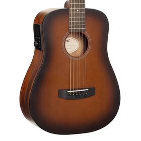 Cort 809817986031 Earth Go Hyvibe Acoustic-electric Guitar With Bag - Burst