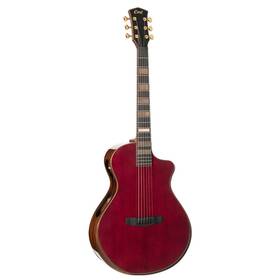 Cort 809817986284 Modernburgundy Masterpiece Set Dual Side Soundhole Acoustic/electric Guitar