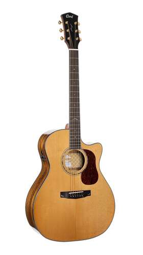 Golda6-bo-u Cort Golda6-bo Gold Series Bocote Acoustic Electric Guitar - Natural Glossy