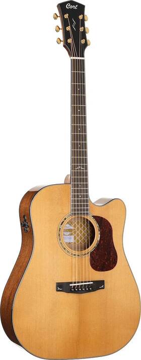 Golddc6nat-u Cort Golddc6nat Gold Series Dc6 Acoustic-electric Guitar. Natural Glossy