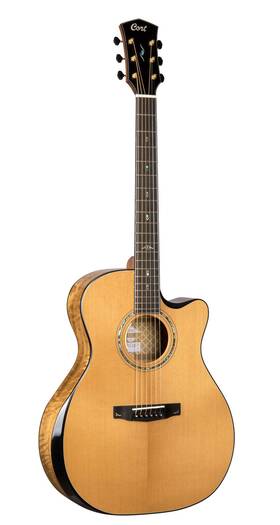 Cort Guitars 809625368449 Goldedgent Gold Series Acoustic Electric Guitar. Natural Gloss