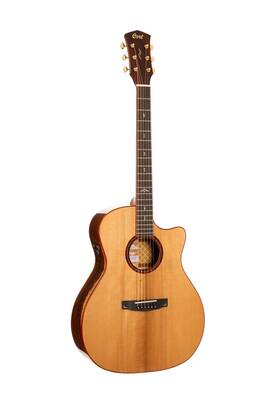 Golda10 Cort Guitars Gold A10 Cocobolo Acoustic Electric Guitar Natural Gloss