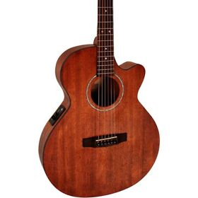 Cort Sfxmemop-a-u Sfx Cutaway A E Mahogany Open Pore Natural