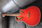 Cp2001 Ovation Mint Celebrity Limited Electric Acoustic Guitar Red Case