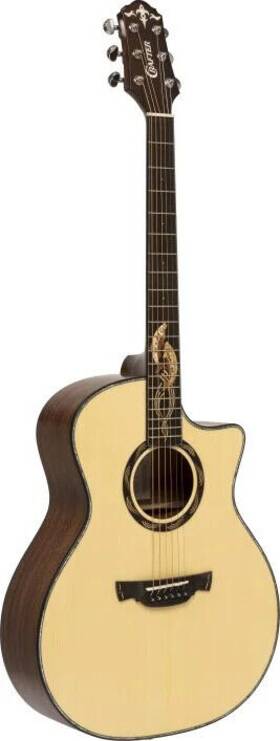 Crafter 806383209700 Anniversary Series Cutaway Grand Auditorium Acoustic-electric Guitar With So