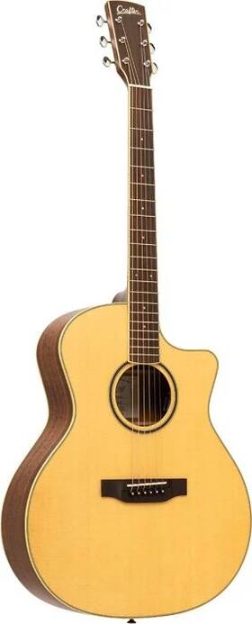 Crafter 806383210737 Es Series Grand Auditorium Cutaway Acoustic-electric Guitar With Solid Spruc