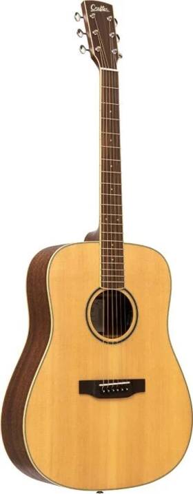 Crafter 806383210744 Es Series Dreadnought Acoustic-electric Guitar With Solid Spruce Top