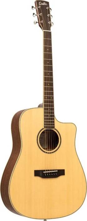 Crafter 806383210829 Es Series Dreadnought Cutaway Acoustic-electric Guitar With Solid Spruce Top