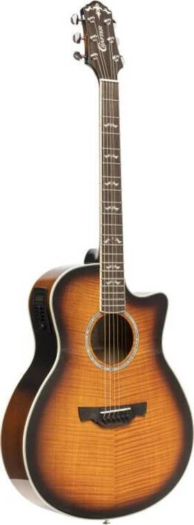 Crafter 806383266239 Noble Series Small Jumbo Acoustic-electric Guitar With Solid Maple Top