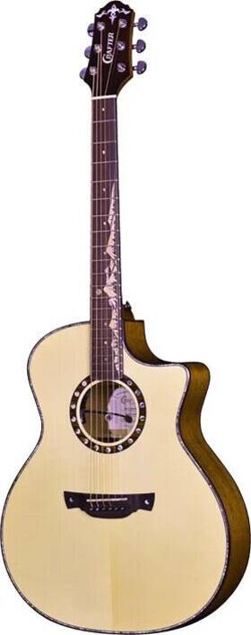 Crafter 882030269950 Anniversary Series Cutaway Grand Auditorium Acoustic-electric Guitar With So