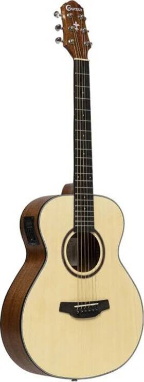 Hm100e-n Crafter Silver Series 100 Mini Acoustic-electric Guitar
