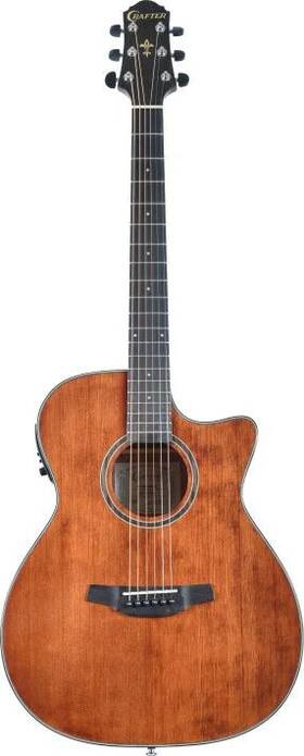 Ht250-ce-br Crafter Silver Series 250 Orchestra Acoustic-electric Guitar With Cutaway