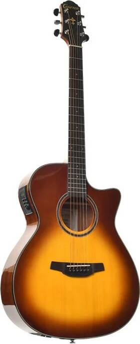 Ht250-ce-brs Crafter Silver Series 250 Orchestra Acoustic-electric Guitar With Cutaway