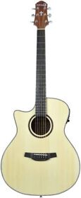 Hd100-ce-n Crafter Silver Series Left Hand Cutaway 100 Dreadnought Acoustic-electric Guitar
