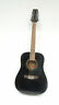 D100s12e Mitchell Dreadnought Guitar Black