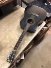 D41440dbb Hand Crafted Acoustic Dreadnaught Guitar Black